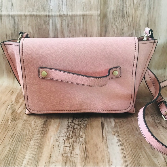 Zara Bags Zara Pink Leather Crossbody Bag Poshmark